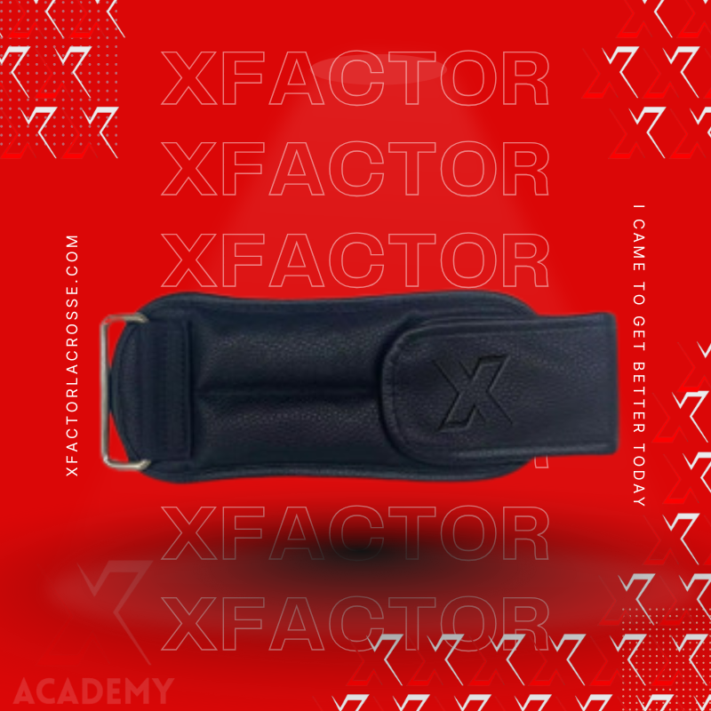 Adjustable 1 pound training wrist weights for lacrosse drills